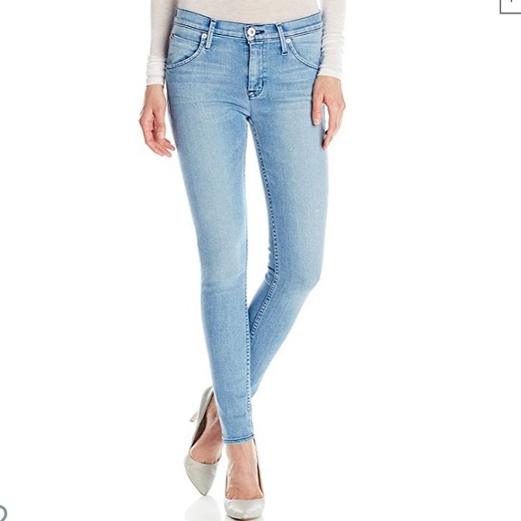 Hudson Jeans Denim - Hudson Lynne high waist flap super skinny jean